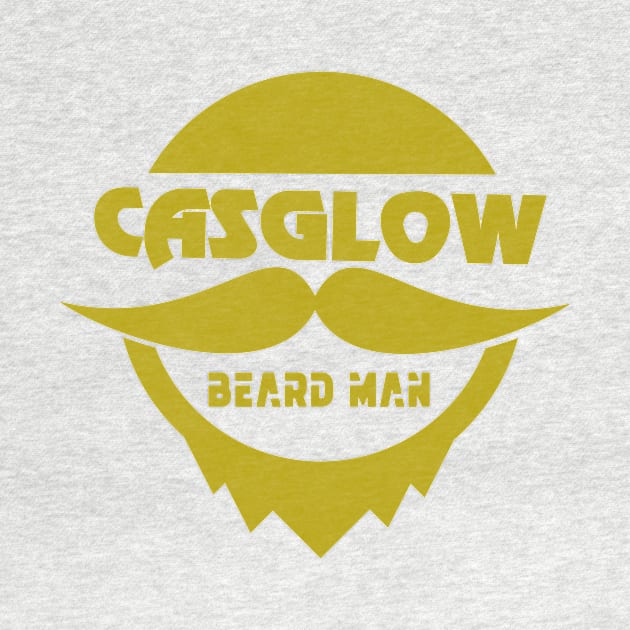 CASGLOW BEARD MAN TSHIRT by damieloww